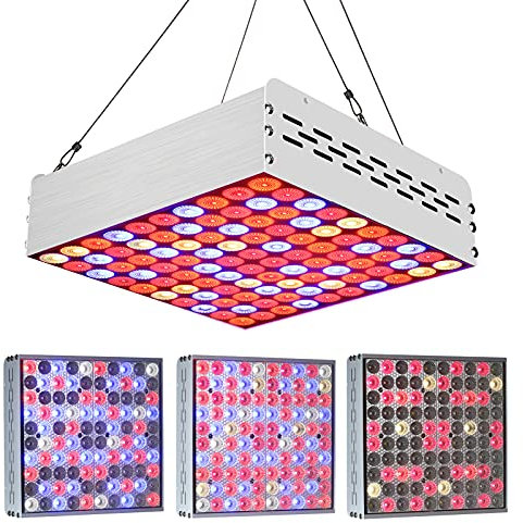 Lixada Pflanzenlampe LED 1000W Pflanzenlicht Pflanzenleuchte Wachstumslampe Wachsen licht Grow Lampe Vollspektrum für Pflanzen Wachstum Zimmerpflanzen Gemüse und Blumen im Garten