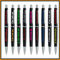 Fino a 300 Pezzi di Penne Personalizzata, Penna con 2 stampe a colori, Nome, testo, logo,Penna a Sfera Regalo Ufficio, Laurea, Matrimonio, Anniversario, compleanno (30, Nero)