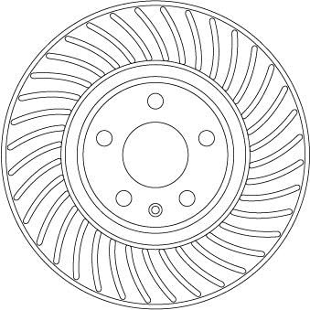 TRW 2x Bremsscheibe Vorne Ø318mm Höhe: 57,2mm Dicke: 30mm Lochkreis-Ø: 112mm Belüftet DF6950S