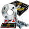 IGP 2 DISTANZIALI 20 mm 4 x 100 mozzo 56.6 + 8 BULLONI M12 x 1.5 CONICO compatibili con FIAT GRANDE PUNTO + EVO + ABARTH ok auto cerchi in lega
