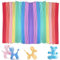 LUKIUP Modellierballons, 100 pcs Lange Bunte Ballons, Modeling Balloons Long Magic, Bunt Luftballon Tiere Für Geburtstage Veranstaltungen Dekoration, Partys, Hochzeiten Zauberballons