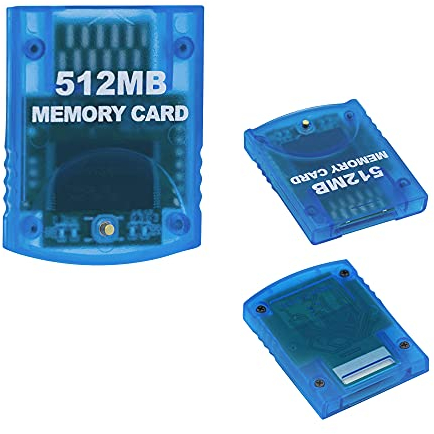 Tolesum 512MB (8192 Blöcke) Wii Memory Card, Hochgeschwindigkeits Speicherkarte Kompatibel für Wii Game Cube NGC GC Konsole