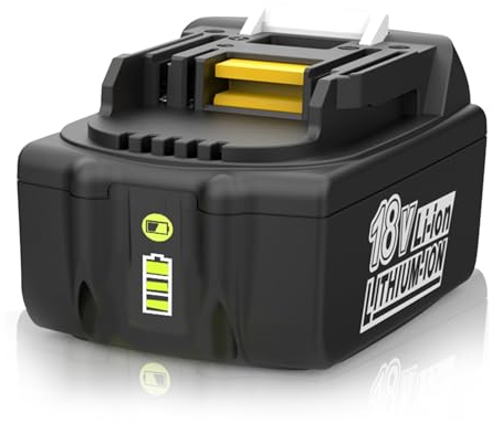 ENERGUP 18V 5.5Ah Batteria per Makita Batteria 18V BL1850B BL1860 BL1850 BL1840 BL1830 BL1820 BL1020B BL1815 LXT400 con indicatore LED