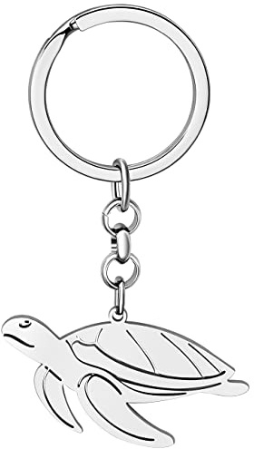 BAMAY Porte-clés Pieuvre en Strass Porte-clés de Portefeuille Porte-clés de Voiture Charms Cadeaux pour Femmes Filles Acier Inoxydable Décorations Océaniques