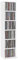 Homgoday Armoire à CD avec 6 Compartiments, Bois D'ingénierie Tour CD, Meuble de Rangement DVD, ÉTagère CD et DVD pour Salon, Chambre, Bureau