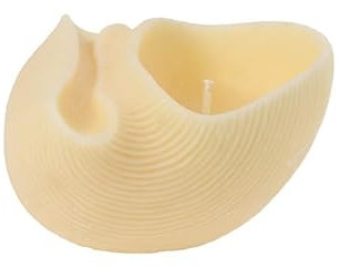 LAMARE - Kerze in Form von Galet - Cerabella - Weihnachtsdekoration - Handwerklich und hergestellt aus Mineralwachs | +/- 10 Stunden Brenndauer - 16 x 9,5 cm - 750 g