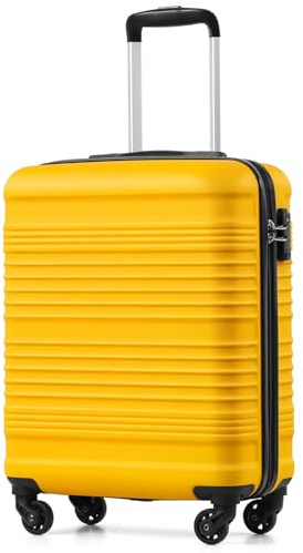 COOLIFE Ryanair Kabinenkoffer 55x40x20 EasyJet Handgepäck Koffer TSA | PC+ABS Hartschale Koffer, 4 Spinner, leicht, Bordgepäck – für Kurzurlaub, Städtetrips, Geschäftsreisen & Flugreisen