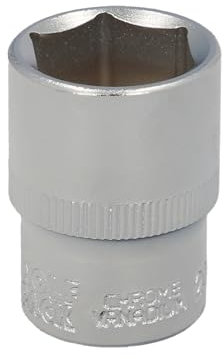 WOLFPACK LINEA PROFESIONAL Llave Vaso 1/2 Hexagonal 21 mm. Perfil de 6 caras. Acero Cromo Vanadio, Aristas Redondas