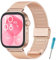 MIJOBS Pulsera Metálica Compatible con Huawei Watch Fit 3 Correa Acero Inoxidable Ajustable Pulseras Metálicas Huawei Watch Fit3 Correas Accesorios