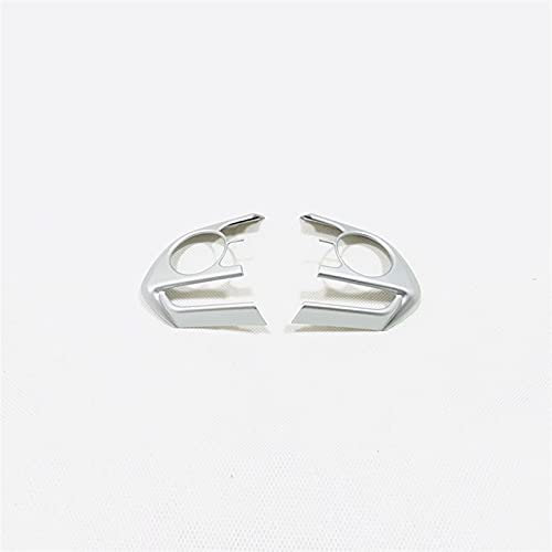 Rynplex ABS ABS-Aufkleber Auto-Lenkradrahmenabdeckungen Knopfleisten Autoinnenraum, for, for Toyota, for, for RAV4, 2019 2020 Lenkradaufkleber(Type2)