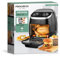 Progress EK3661P Air Fryer Aircook Pro XL – Mini Oven For Air Frying/Grill/Rotisserie/Bake/Dehydrate, Hot Air Circulation, Family Size 11L Capacity, Adjustable Time & Temp, Accessories Included, 2000W