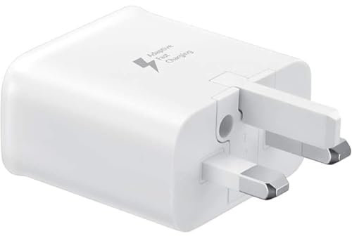 PluX UK Mains 5V 2A USB Charger - 3 Pin Wall Plug Power Adapter for Tablet, Ebook Reader, USB Fan, Mirror Lights