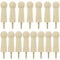 Jaczora 15PCS Wooden Coat Pegs, Screw-on Shaker Pegs with Screw, for Hanging Coat Hat Bags and More DIY