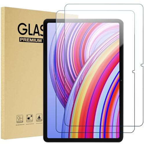 ProCase 2 Unidades Protector de Pantalla para Tablet Xiaomi Redmi Pad Pro 12,1 Pulgadas 2024, Vidrio Templado 9H, Lámina Antirrayas y Transparente, Protector Resistente para Xiaomi Redmi Pad Pro 12,1