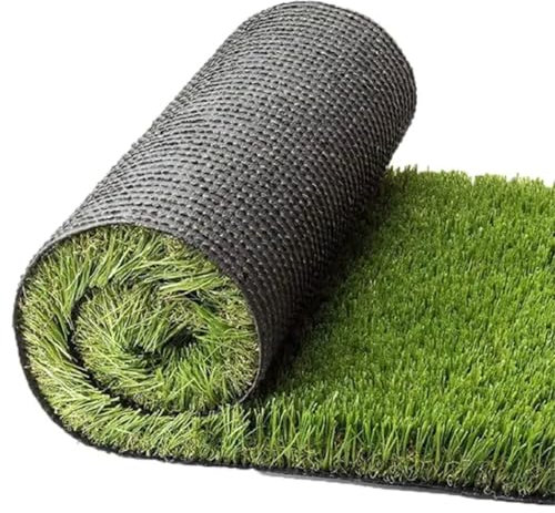 EffeDecor - Erba Sintetica Effetto Realistico Tappeto Prato Sintetico Manto Erboso 35mm con Fondo Drenante Ideale per Piscina,Terrazzo,Aree Giochi,Viali,Decorazioni o Balconi (1 x 10 mt)