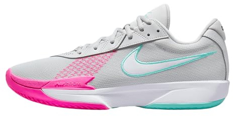 Nike G.T. Cut Academy Basketballschuhe (FB2599-010, Photon Dust/Pink Blast/Dynamic Turquoise/White), Photon Dust/Pink Blast/Dynamic Turquoise/White, 42.5 EU