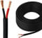 Automotive Round Twin 2 Core Cable 12V/24V Thin Wall Wire for Auto Boat 14A, 0.75mm² (5M Coil)