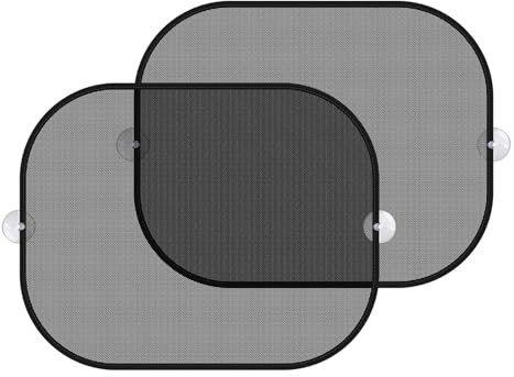 2 Stück Sonnenschutz Auto Baby, Mit 8 Saugnäpfen Auto Fenster Sonnenschutz, UV-Schutz, 44 * 36cm Geeignet Für Autos, Suvs, Nutzfahrzeuge