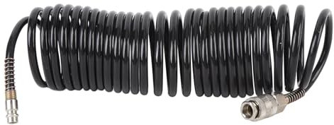 Spiralluftschlauch 1/4 Zoll Innendurchmesser 16,4 Fuß Länge PE Kupfer Nicht verwirrend Anti -Twisting -Druckluftschläuche Luftkompressorschlauch