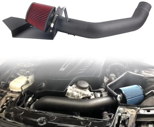 VVORHSBELL Cold Air Intake Kit Compatible with BMW F30 F87 335i 435i N55 Petrol Engine xDrive GT 3.0L T6061 Aluminum Intake Pipe with Stainless Steel Filter