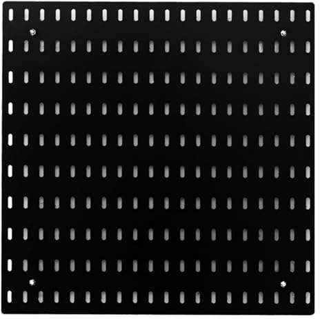 LQZAXSRDR Panneau perforé à suspendre, Panneaux perforés en acrylique multicolores, plusieurs tailles(Black,22.05x22.05in/56x56CM)