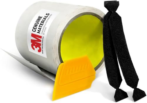 VViViD 3M Clear Paint Protection Vinyl Film 4 Inch Wide Choose Your Size Including Tools (4 Inch x 48 Inch)
