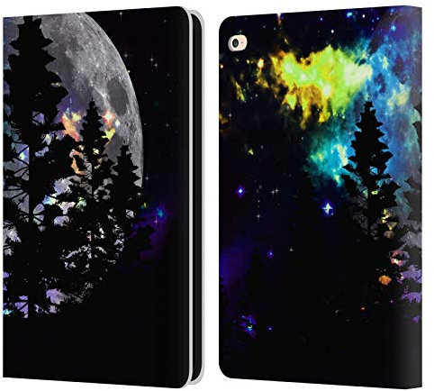 Head Case Designs Offizielle Haroulita Nachtträumer Fantasy 4 Leder-Wallet-Hülle Kompatibel mit Apple iPad Air 2 (2014)