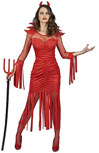 Feuerdämon Kostüm für Damen L