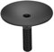 Fahrrad Headset Kappe Alluminum Legierung Mountainbike Top Schüssel Abdeckung Fixed Gear Klapprad Teile für 28,6mm Gabelrohr Abdeckung Stem(Schwatz)