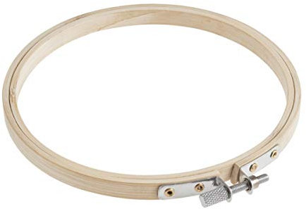 Bamboo Embroidery Hoop - Cross Stitch Sewing Flower Ring - Size Choice 4 - 14 (5 (13cm))