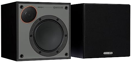Monitor 50 - Altavoces para estantería, Color Negro