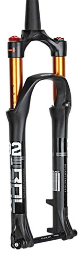 TYXTYX Fahrradgabel 27,5 29 Zoll MTB Downhill Gabel Fahrrad Luftfederkonus 1-1/2Steckachse 15 mm Scheibenbremsenhub 105 mm (Farbe: Handsteuerung, Größe: 29 Zoll)