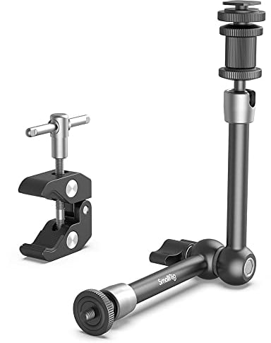 SMALLRIG Super Clamp und Magic Arm (11) mit Kaltschuhhalterung für Monitor, LED-Licht, Mikrofon - 3726