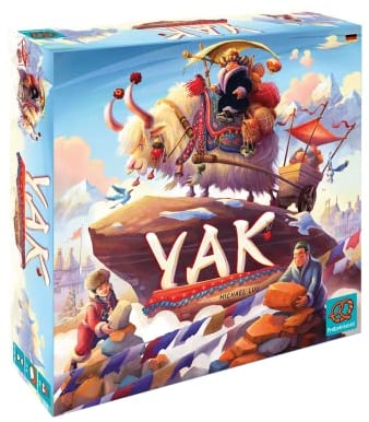 Asmodee Pretzel Games | Yak | Juego Familiar | Juego de Mesa | 2-4 Jugadores | A Partir de 8 años | 45+ Minutos | alemán