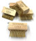 Newman and Cole Patio Brush Head Replacement | Angled Weed Brush Heads to Scrape Weeds and Moss Build-Up from Block Paving and Driveway | Wooden Block Paving Brush with Wire Bristles | Pack of 5