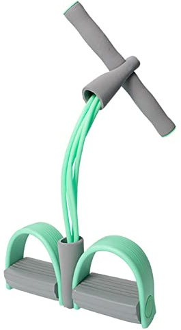 Saterkali Pedal Ankle Puller Wear-Resistant Strength Training Eco-Friendly Fitness Resistance Band for Sports Green