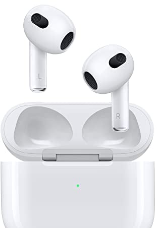 Apple AirPods (3rd generation) with Lightning Charging Case (Renewed)