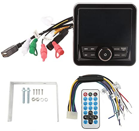 Marine Bluetooth Stéréo Radio Bateau Radio Voiture Stéréo Récepteur Bluetooth MP3 MP5 Lecteur Multimédia Étanche sans Perte Musique pour Yachts Véhicules