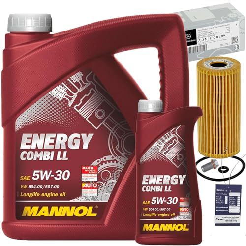 BandelOne enthält Ölfilter+Mannol 5W30 Öl A B Klasse Cdi W169 W245 Vaneo 414