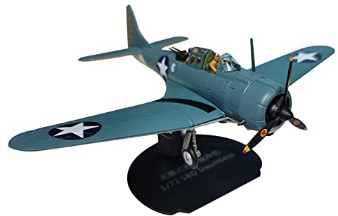 ZEZEFUFU Legierung Flugzeug WWII 1:72 SBD Dauntless Tauchbomber Modell Simulation Ornamente Sammlung