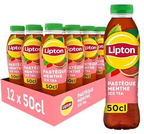 Lipton Ice Tea Pastèque Menthe Bouteilles 12x50CL