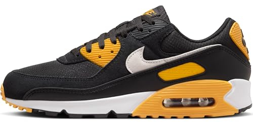 Nike Sneaker Air Max 90, Black/White-University Gold, FN6958-002, 43 EU (M 9.5 US)