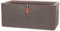 Capi Europe - Barattolo rettangolare Rib NL - 73 x 39 x 32 - Tortora calda - Apertura Ø31 - Vaso da fiori per uso interno ed esterno - Infrangibile - 100% riciclabile - KWTR963