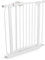 KikkaBoo Barrera de Seguridad de Niños para Puertas y Escaleras All Safe, Valla Seguridad Infantil, Cierre Automático, Extensible 125 cm, Barandilla Escalera, Fácil de Instalar, Blanco