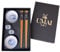 UMAI Ensemble de sushis | Comprend 2 paires de baguettes japonaises réutilisables + 2 bols de soja + 2 supports en céramique | Parfait pour les aliments chinois et sushis | Coffret élégant idéal pour