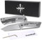 Scandinoff STEELETON Klappmesser | Taschenmesser | 95mm Klinge |aus TITAN und SANDVIK STAHL | Einhandmesser | Outdoor, Jagd, Selbstverteidigung | Hochwertiges Wandermesser | Ergonomischem Griff |Light