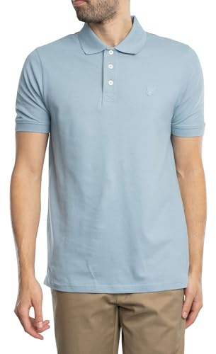 Lyle & Scott SS Polo Shirts Superfine Polo Shirt X745 Blue Ash, XL