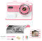 Kids Camera Instant Print, Takes 12000 Photos, 26MP Front and Rear Camera, 1080P Kids Digital Cameras with 32GB Card and 3 Rolls of Photo Paper, for Girls and Boys Ages 3-12 (Pink)