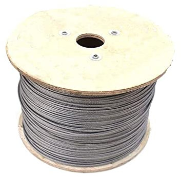 Filo flessibile rivestito in acciaio inossidabile, filo flessibile rivestito in PVC in acciaio inossidabile trasparente Cavo per abbigliamento Diametro 0,8 mm 1 mm 1,5 mm 2 mm 3 mm (3 mm x 5 metri)