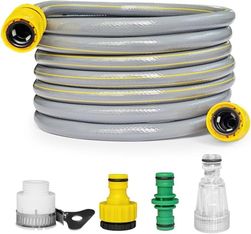 5M Suction Hose with Quick Coupling & Filter for Pressure Washer Karcher K2-K7 Series & Bosch AQT Series